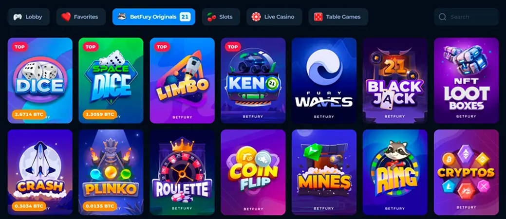 Betfury Casino
